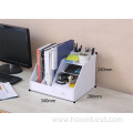 Book Holder Desktop Organizer Vertical Folder with Pencil